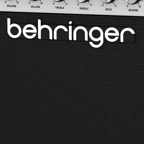 Behringer HA-20R 20 Watt Guitar Amplifier with 2 Independent Channels, VTC Tube Modeling, Reverb and Original Bugera 8" Speaker