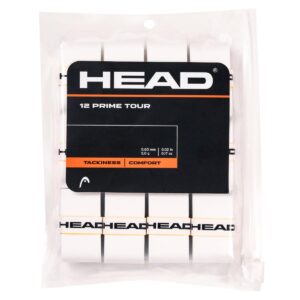 head prime tour overgrip 12-pack - white