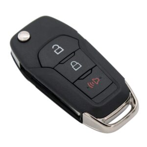 Keyless2Go Replacement for 3 Button Flip Key Ford N5F-A08TAA 164-R8130