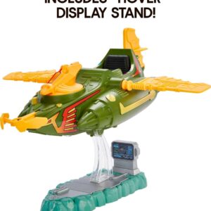 Masters of the Universe Origins Wind Raider Vehicle with Tow Hook, Retractable Cable & Display Stand for Motu Storytelling Play and Display, Gift for Kids Age 6 Years and Older