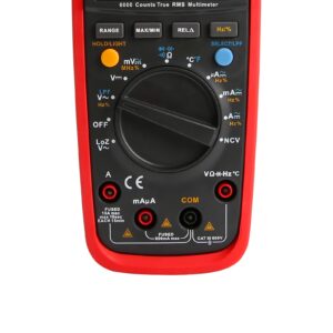 UNI-T True RMS Digital Multimeter UT139S, Auto/Manual Range 6000 Counts NCV LPF/LoZ (ACV) Analog Bar Bandwidth Measures AC DC Voltage AC DC Current Resistance Capacitance Frequency Temperature Duty Cy