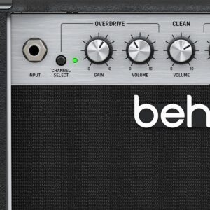 Behringer HA-20R 20 Watt Guitar Amplifier with 2 Independent Channels, VTC Tube Modeling, Reverb and Original Bugera 8" Speaker