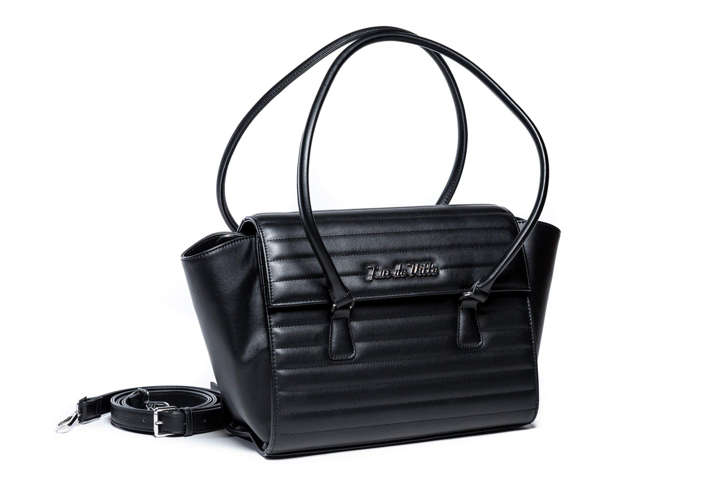 Lux de Ville Large Romeo Tote (Black)