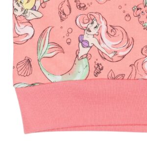 Disney Princess Ariel Little Girls French Terry Sweatshirt Ariel 7-8