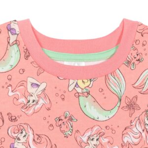 Disney Princess Ariel Little Girls French Terry Sweatshirt Ariel 7-8