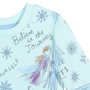 Disney Frozen Elsa Princess Anna Olaf Toddler Girls Pullover Sweatshirt 4T