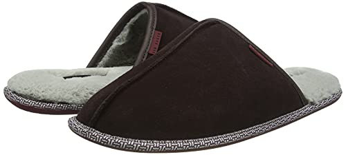 Ted Baker Men's PETERR Slipper, Brown, 9