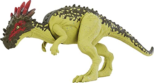 Jurassic World Toys Wild Pack Dracorex Herbivore Dinosaur Action Figure Toy with Movable Joints, Realistic Sculpting & Attack Feature, Kids Gift Ages 3 Years & Older