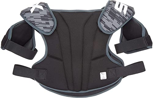 STX Lacrosse Stallion 75 Shoulder Pad, Black, Medium