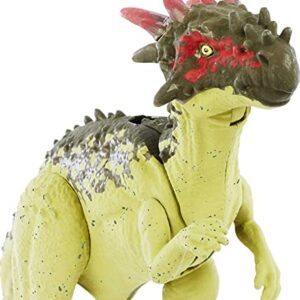 Jurassic World Toys Wild Pack Dracorex Herbivore Dinosaur Action Figure Toy with Movable Joints, Realistic Sculpting & Attack Feature, Kids Gift Ages 3 Years & Older