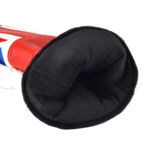 PLUSKER 1PC Golf Club Driver Head Cover UK England Flag Patriotic Synthetic Leather Headcover for Male/Female Golfers