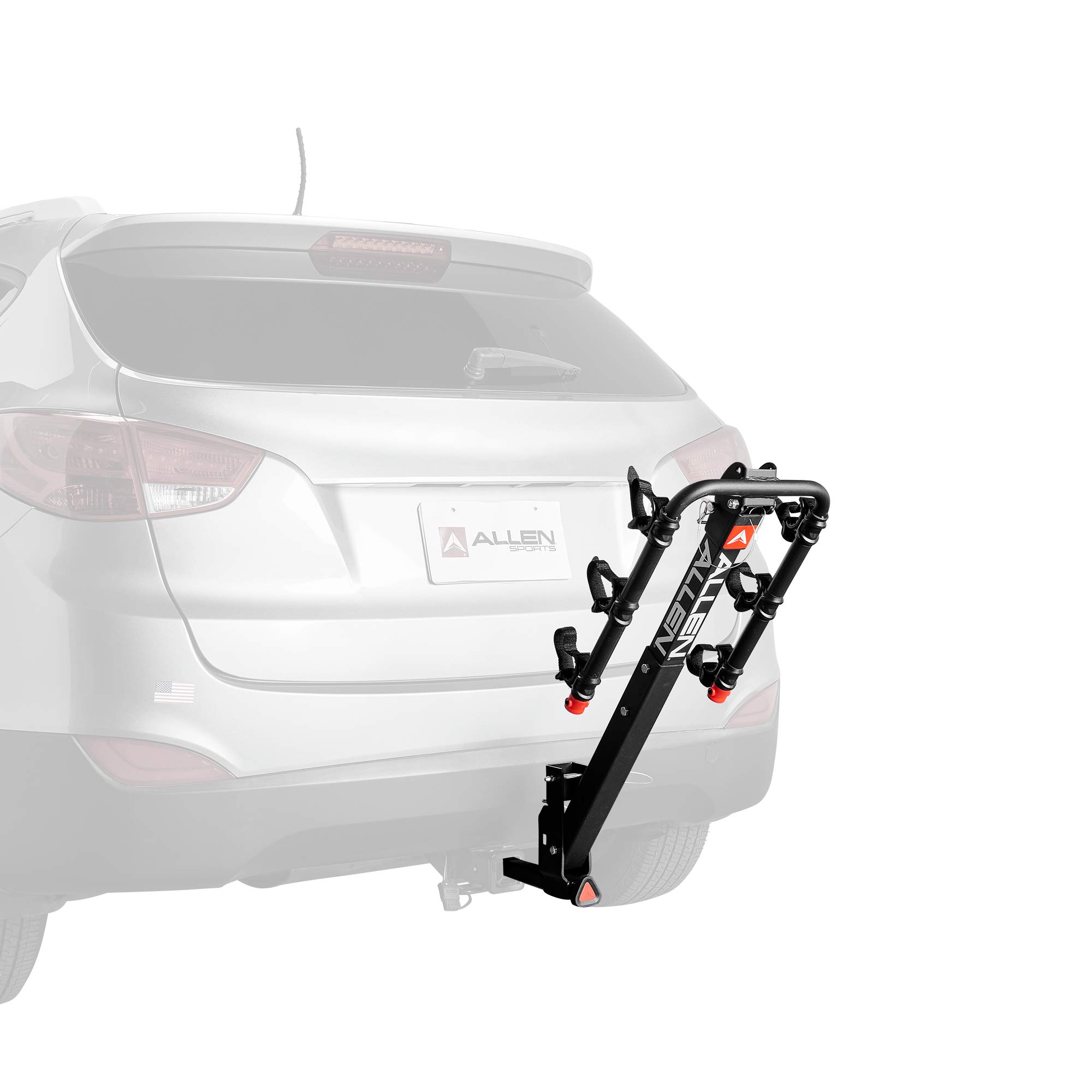 Allen Sports Deluxe Quick Install 3-Bike Hitch Rack, Model 1530RR , Black