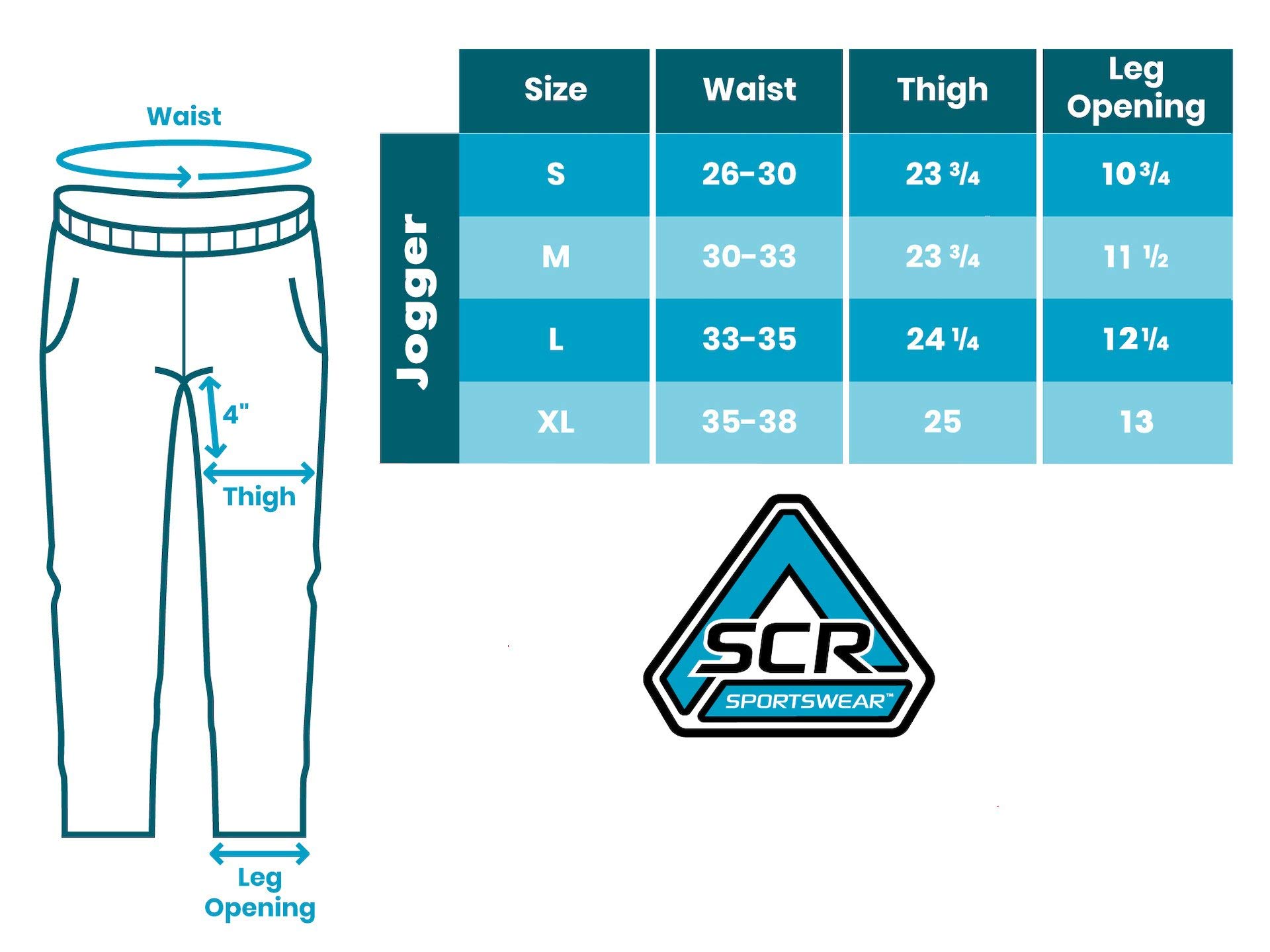 SCR SPORTSWEAR Men's Joggers Ultimate Flex Track Jogging Running Pants Mens Sweatpants Work Out Pant with Zipper Pockets 30/33/36 Tall Long Inseam (L/36L,KGR/B-K849)