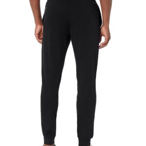 BOSS Mens Authentic Pants Pajama Bottom, Raven Black, Large US