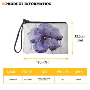 COEQINE Paw Print Coin Purse for Women Small Soft Wallet Mini Card Holder Organizer Tote Handbag