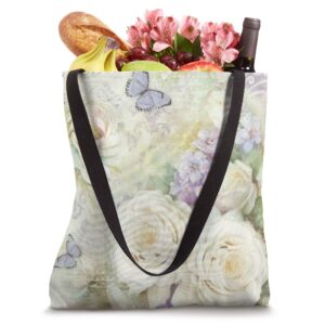 Peonies Butterflies Pretty Pastel Tote Bag