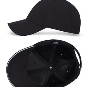 2 Pack Vintage Baseball Cap 2 Black Hats