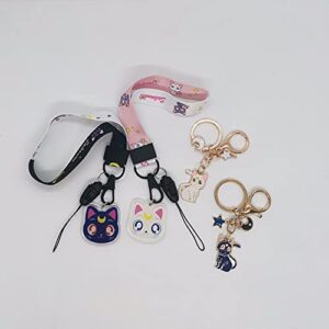 Cute couples Gifts Anime Metal Enamel Charms Couples Keychain Anime Cat Keychains For Women Personalized Keychains For Couples Cat Keychains Funny Birthday Gifts Anime Keychain Cute Key chains Women