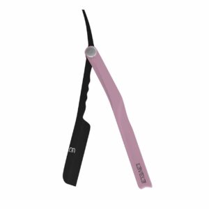 l3 milly razor - fast and east to assemble - excellent grip and control - straight razor holder- level three razor holder white