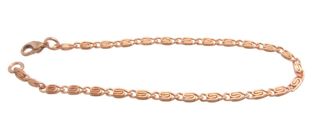 Solid Copper Bracelet CB620G - 1/8 of an inch wide - Available in 6/12 to 9 inch lengths (6 1/2 inches)