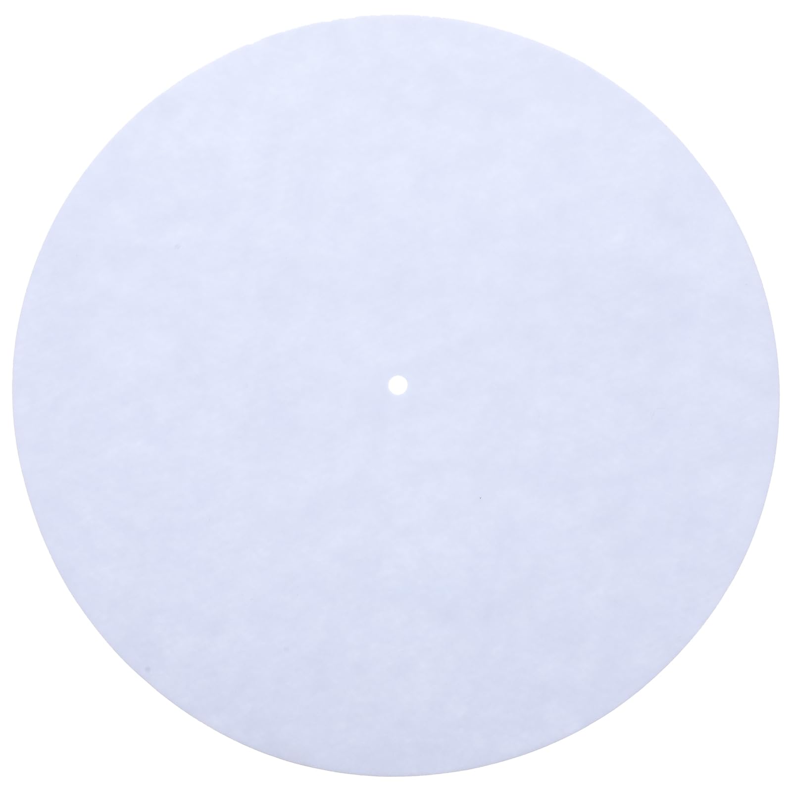 Turntable Mat Dj Slipmats White 30 X 30 X 0.2cm Anti-Static Felt Mat for Record Player