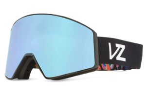 vonzipper unisex capsule snow sport goggle - black frame | wildlife stellar chrome lens