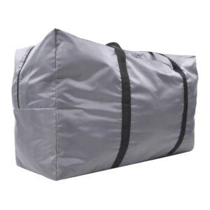 petyoung large furniture storage carry bag, foldable kayak carry bag garden travel handbag for gas boats, fishing boats