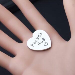 ENSIANTH Pocket Hug Token Long Distance Relationship Gift for Girlfriend Boyfriend Valentine’s Day Gift