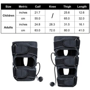 O/X Leg Type Correction Belt,Knock Knee Braces,Knock Knees Valgus Deformity Bow Legs Band,Legs Posture Corrector Belt,Straighten Belt for Children and Adult