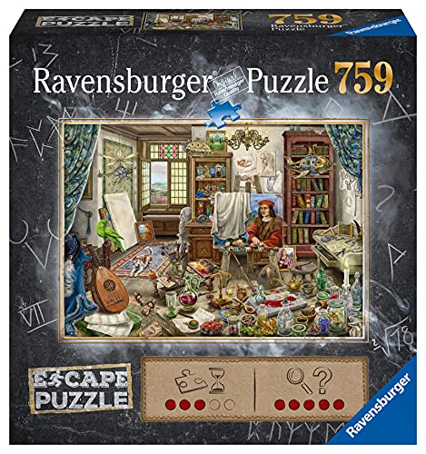 Ravensburger The Art Studio | 759-Piece Jigsaw Puzzle for Adults | Unique Piece Design | Premium Quality Materials | Ideal Gift for Puzzle Enthusiasts