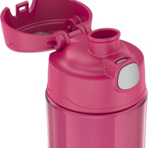 THERMOS FUNTAINER 16 Ounce Plastic Hydration Bottle with Spout, Raspberry