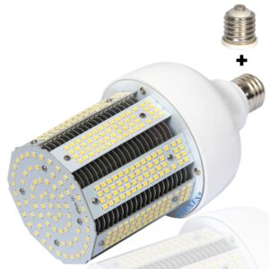 TSEXES 120W LED Corn Cob Bulb,E26/E39 Mogul Base Lamp, 6000K Daylight 18000LM Replacement 400-600 Watt Metal Halide HID HPS CFL, for Garage Warehouse Parking lot High Bay Work Shop Lamp