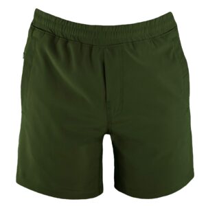 Meripex Apparel 8" Men's Freeballer Athetic Gym Performance Sport Shorts – Perfect for Running, Weightlifting, and Yoga (Medium, Olive Green)