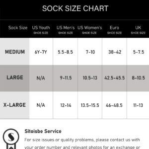 SITOISBE No Show Sports Compression Running Socks for Men Women Circulation 4-pairs, Low Cut Cushioned Socks Moisture Wicking Arch Support for Planter Faciatis Golf Exercise, Black, Medium