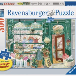 Ravensburger Flower Shop 300 Piece Large Format Jigsaw Puzzle | FSC Certified Product | Enhanced with Softclick Technology Ideal Gift for Adults and Kids