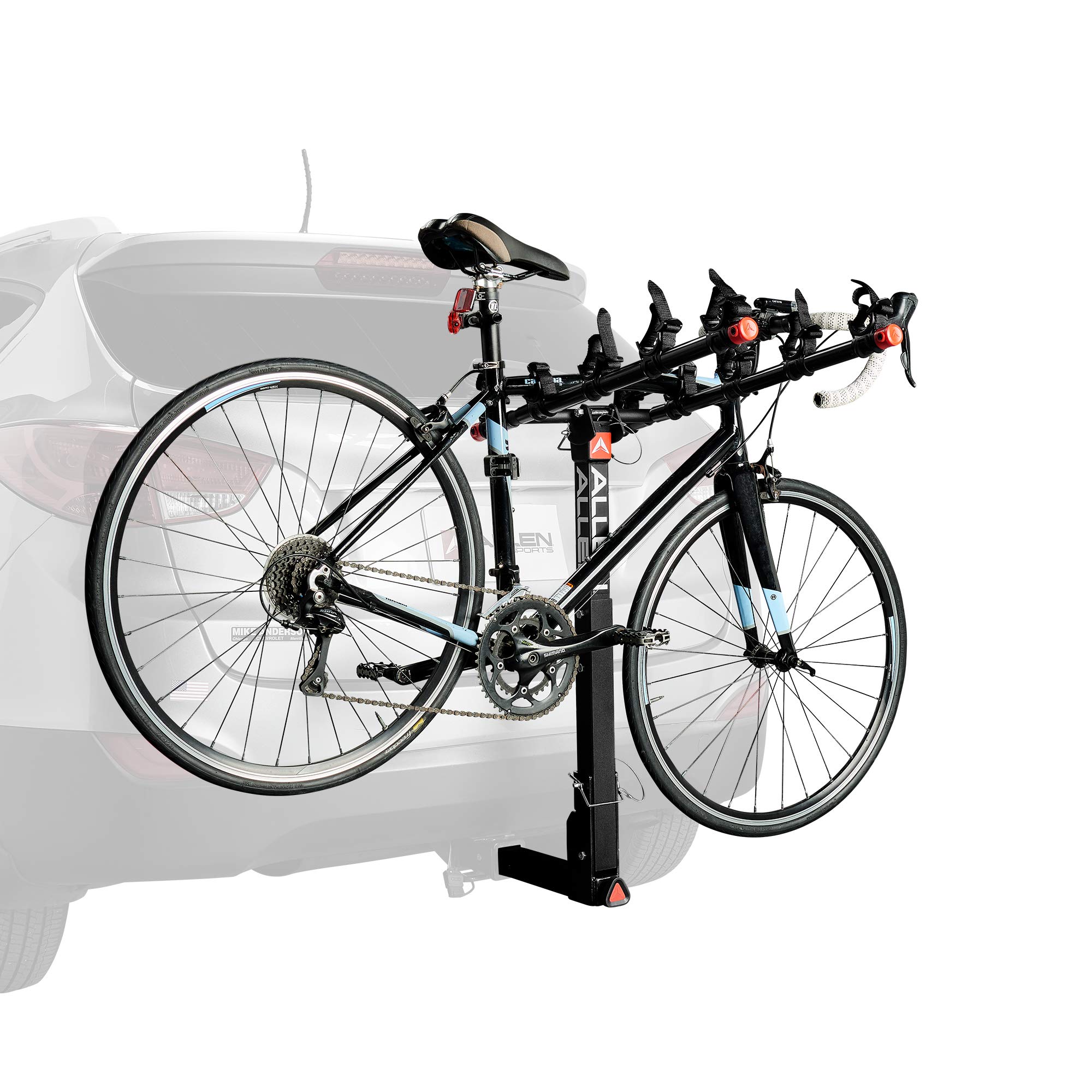 Allen Sports Deluxe Quick Install 5-Bike Hitch Rack, Model 1550RR, Black