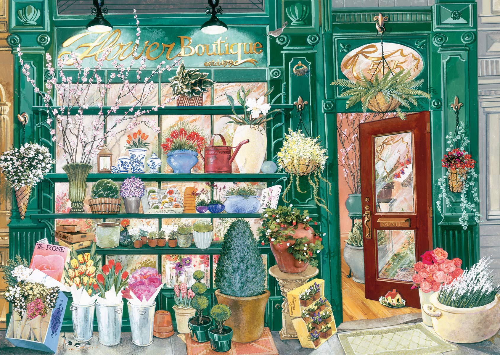 Ravensburger Flower Shop 300 Piece Large Format Jigsaw Puzzle | FSC Certified Product | Enhanced with Softclick Technology Ideal Gift for Adults and Kids