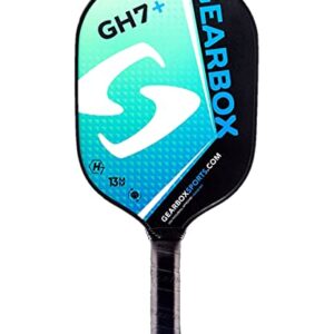 Gearbox GH7+ Pickleball Paddle, Blue/Green