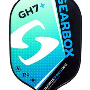 Gearbox GH7+ Pickleball Paddle, Blue/Green