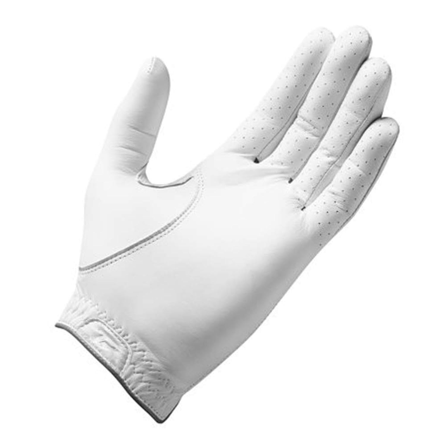 TaylorMade unisex adult 2021 Version Golf Glove, White, Medium Large US