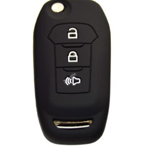 Silicone Key Fob Cover Remote Protector Compatible with Ford F150 F250 F350 F450 F550 Explorer Ranger Escape