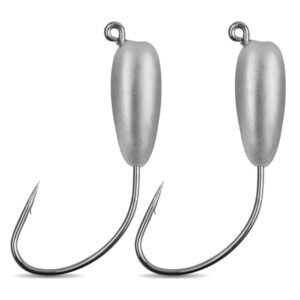 tube jig heads tube bait jig hooks for bass fishing unpainted tube bait hooks freshwater saltwater fishing hooks tube jigs 1/8oz 1/4oz 3/8oz