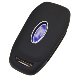 Silicone Key Fob Cover Remote Protector Compatible with Ford F150 F250 F350 F450 F550 Explorer Ranger Escape