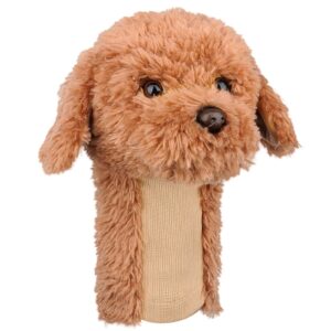 bozily golf covers doodle headcovers, labradoodle/golden doodle dog golf club head covers, adorable & soft golf club protector