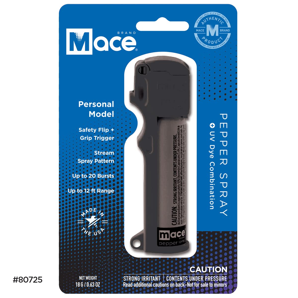 Mace Brand All Day Security Kit (Black) – Includes Mace Brand Night Defender Pepper Gel with LED Light, Mace Personal Pepper Spray, and Mace Sport Spray – Great for Self-Defense Any Time of Day