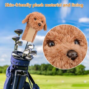 Bozily Golf Covers Doodle Headcovers, Labradoodle/Golden Doodle Dog Golf Club Head Covers, Adorable & Soft Golf Club Protector