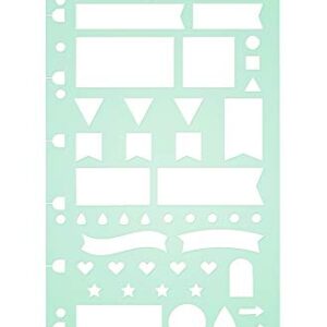 Filofax Planning Stencil Sheet