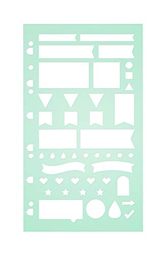 Filofax Planning Stencil Sheet