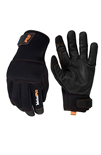 Timberland PRO Mens Full-finger Work Gloves, Black, Large Pack Of 1 US