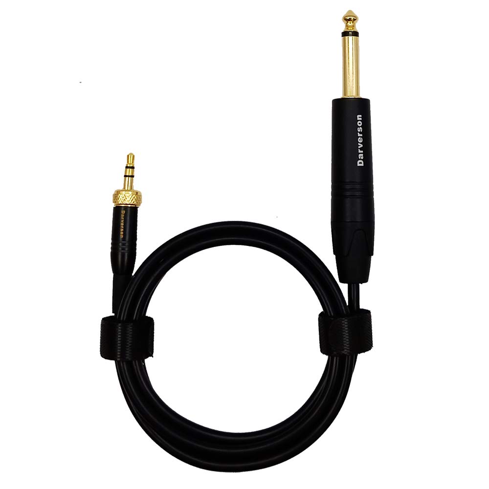 Guitar bass Instrument 1/8 to 1/4 Replacement Cable for sennheiser beltpack Transmitter Wireless System